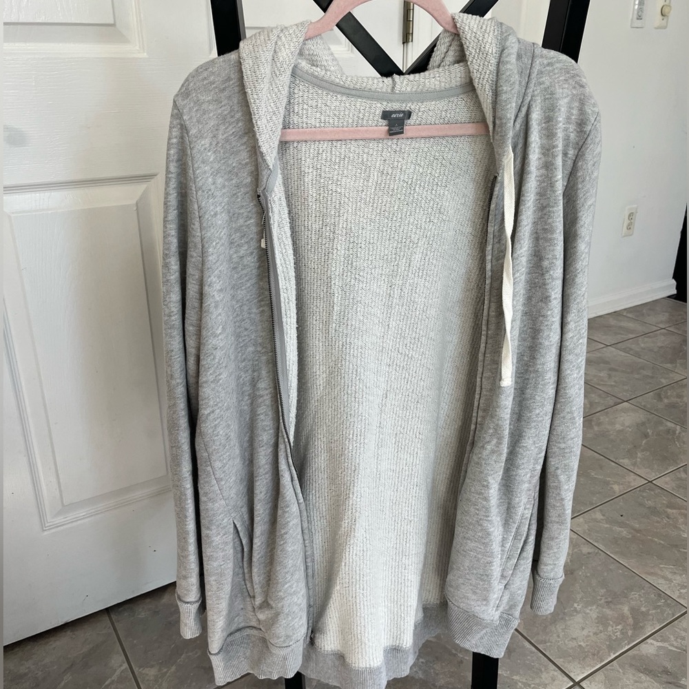 Aerie zip up hoodie oversized